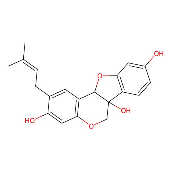 2D Structure of glyceollidin II