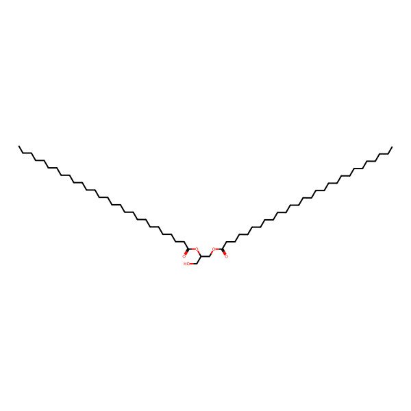 2D Structure of Glycerol 1,2-dioctacosanoate