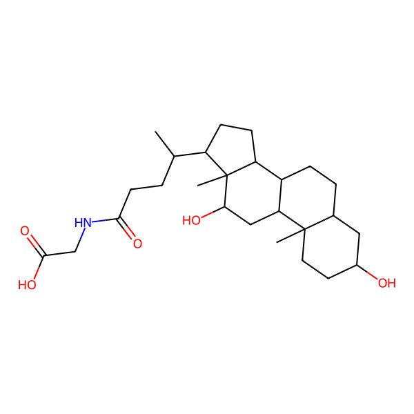 2D Structure of Glycodeoxycholic Acid