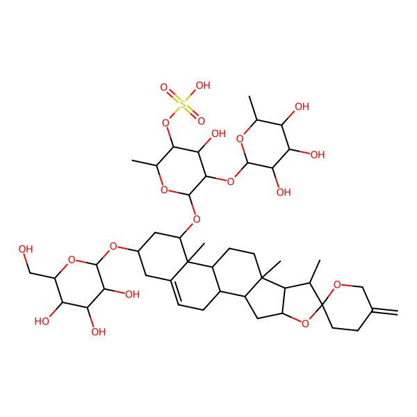 2D Structure of Glycoside J-3