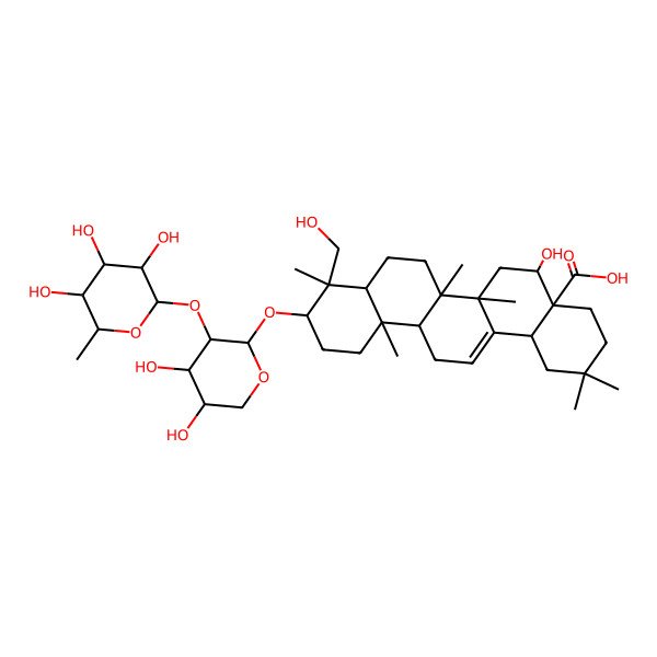 2D Structure of Glycoside L-F2 2D Structure of Glycoside L-F2