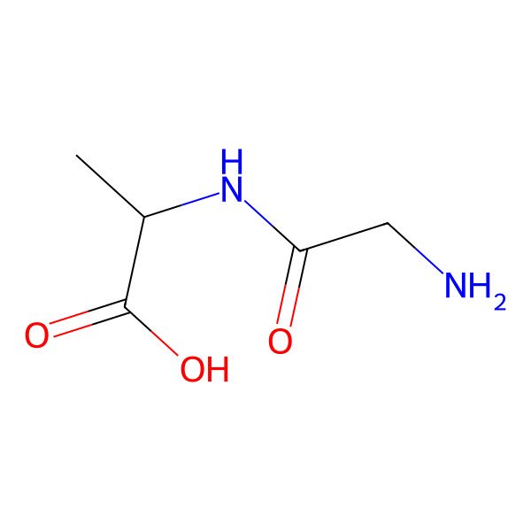 2D Structure of N-Glycylalanine