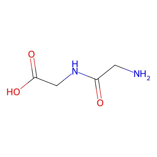 2D Structure of Glycylglycine
