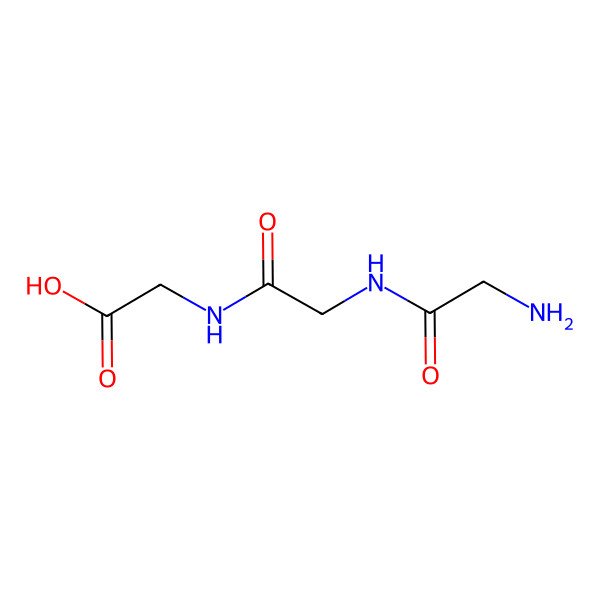 2D Structure of Glycylglycylglycine