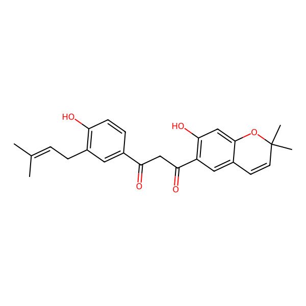 2D Structure of Glycyrdione C