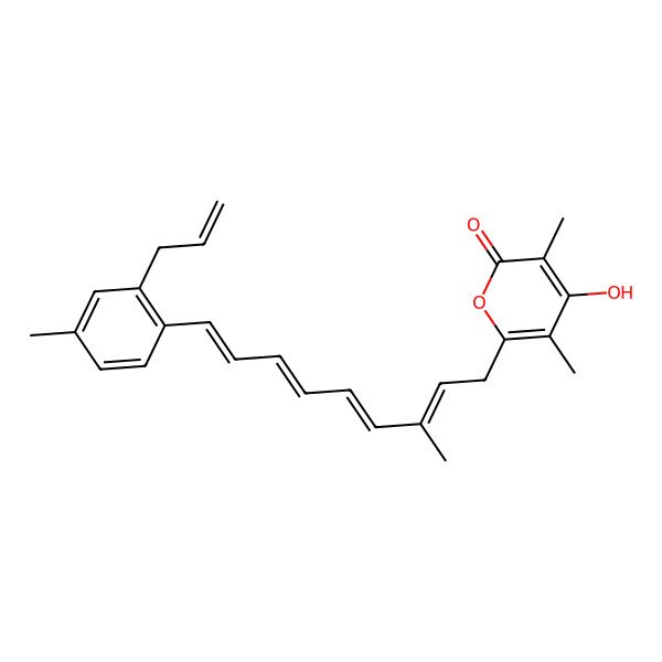 2D Structure of Gombapyrone E