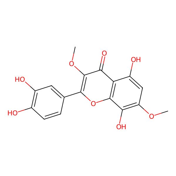 2D Structure of Gossypetin 3,7-dimethyl ether 2D Structure of Gossypetin 3,7-dimethyl ether