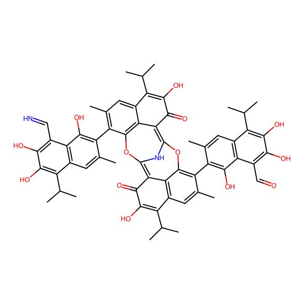 2D Structure of Gossypurpurin