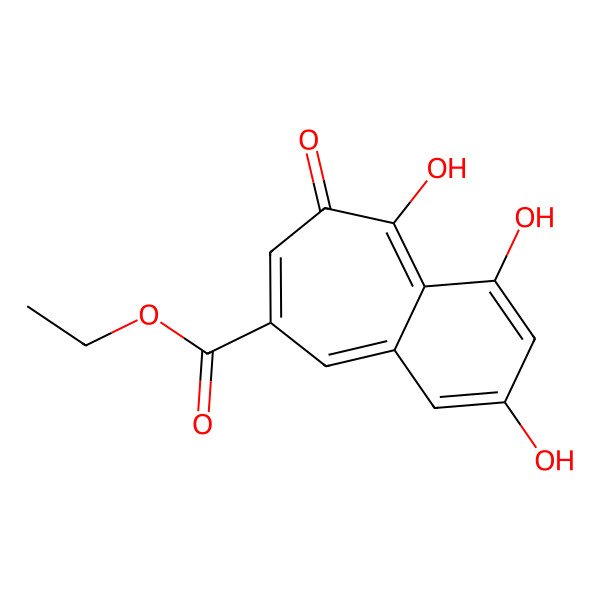 2D Structure of Goupiolone A