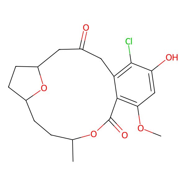 2D Structure of Greensporone F