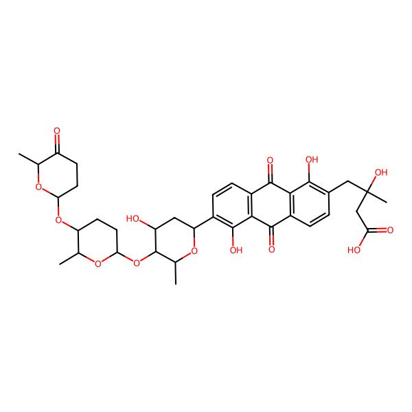 2D Structure of Grincamycin C