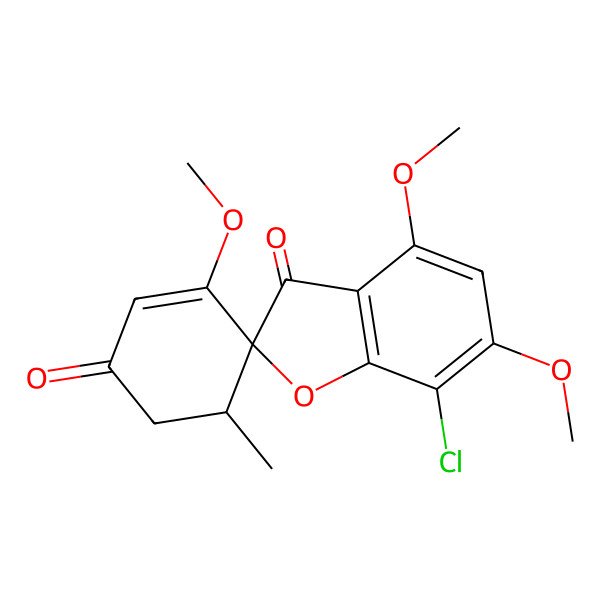 2D Structure of Griseofulvin