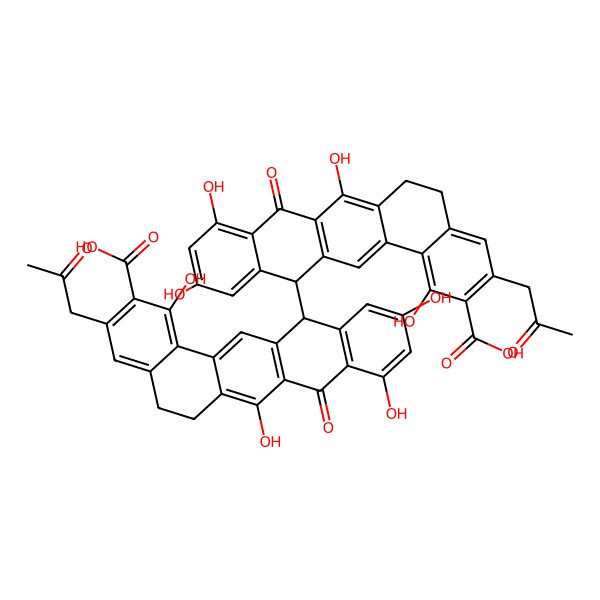 2D Structure of Griseorhodin D1/D2