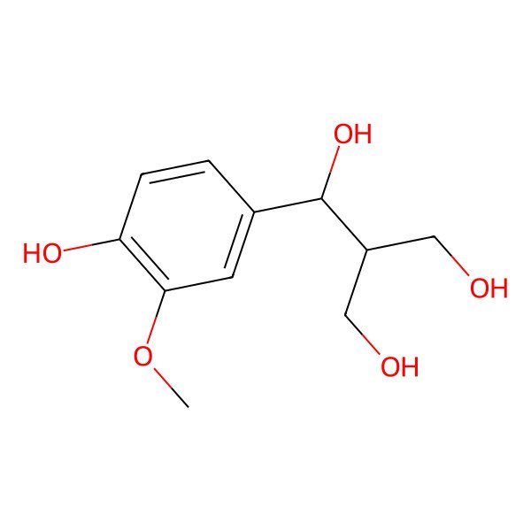 2D Structure of Guaicylglycerol