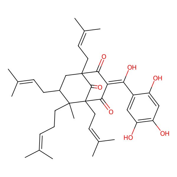 2D Structure of Guttiferone L 2D Structure of Guttiferone L