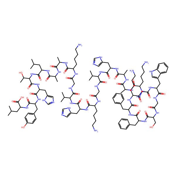 2D Structure of Pleurocidin