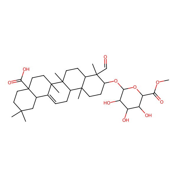 2D Structure of gypsogenin-3-O-glucuronide