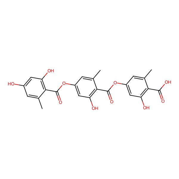 2D Structure of Gyrophoric acid