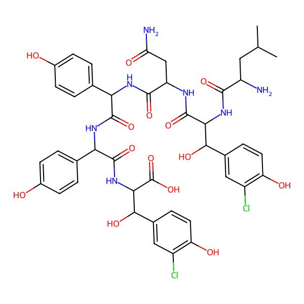 2D Structure of H-D-Leu-Tyr(bR-OH,3-Cl)-Asn-D-nTyr-D-nTyr-Tyr(bR-OH,3-Cl)-OH