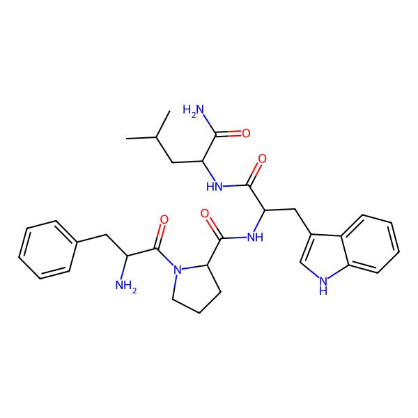 2D Structure of H-DL-Phe-DL-Pro-DL-Trp-DL-Leu-NH2
