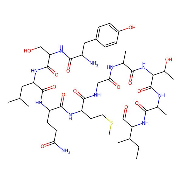 2D Structure of Plantaricin A