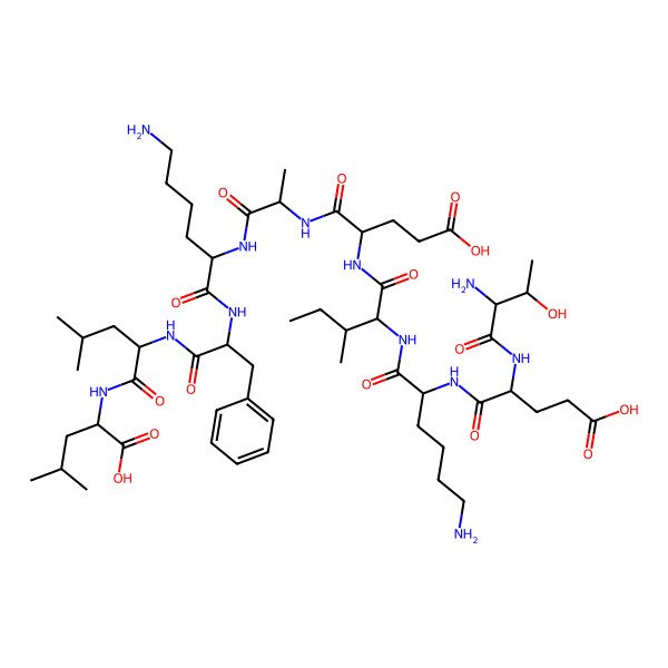 2D Structure of H-DL-xiThr-DL-Glu-DL-Lys-DL-xiIle-DL-Glu-DL-Ala-DL-Lys-DL-Phe-DL-Leu-DL-Leu-OH