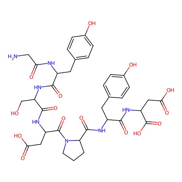 2D Structure of H-Gly-DL-Tyr-DL-Ser-DL-Asp-DL-Pro-DL-Tyr-DL-Asp-OH