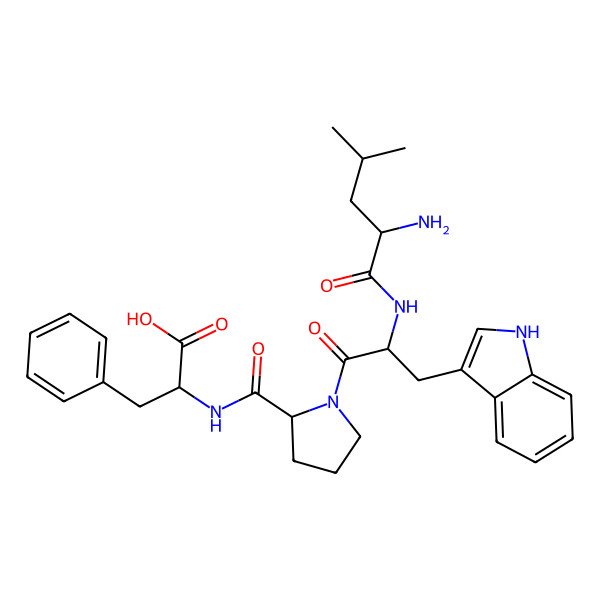 2D Structure of H-Leu-Trp-D-Pro-Phe-OH