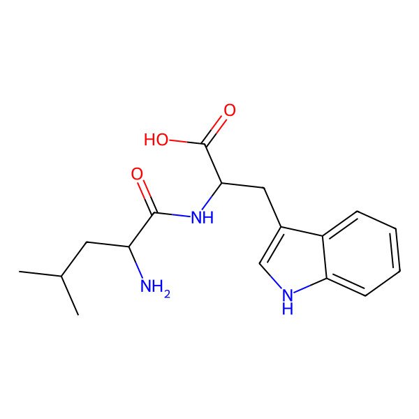 2D Structure of H-Leu-Trp-OH
