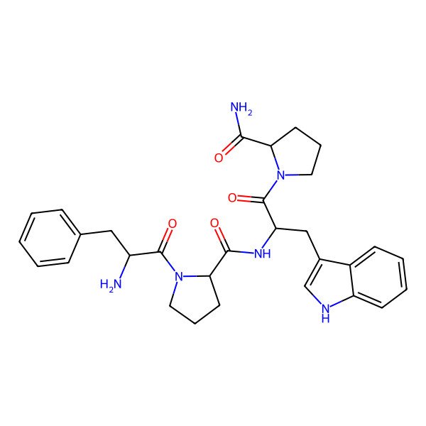 2D Structure of H-Phe-D-Pro-Trp-Pro-NH2
