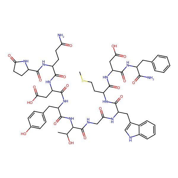 2D Structure of Caerulein (desulfated)