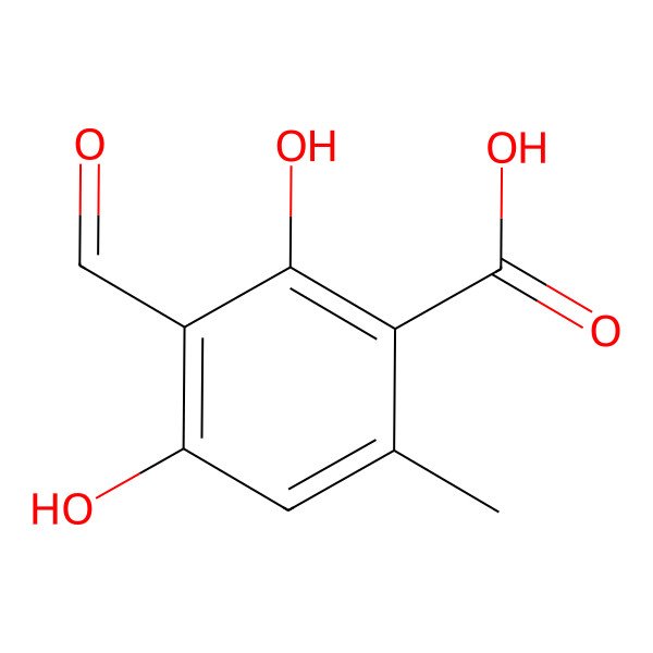 2D Structure of Haematommic Acid
