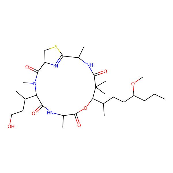 2D Structure of Halipeptin A