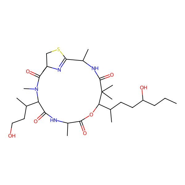 2D Structure of Halipeptin B