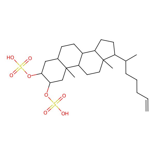 2D Structure of Halistanol disulfate B