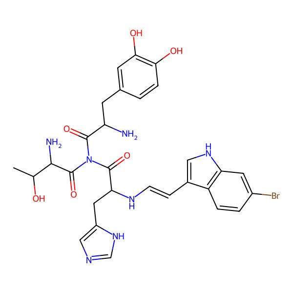 2D Structure of Halocyamine B