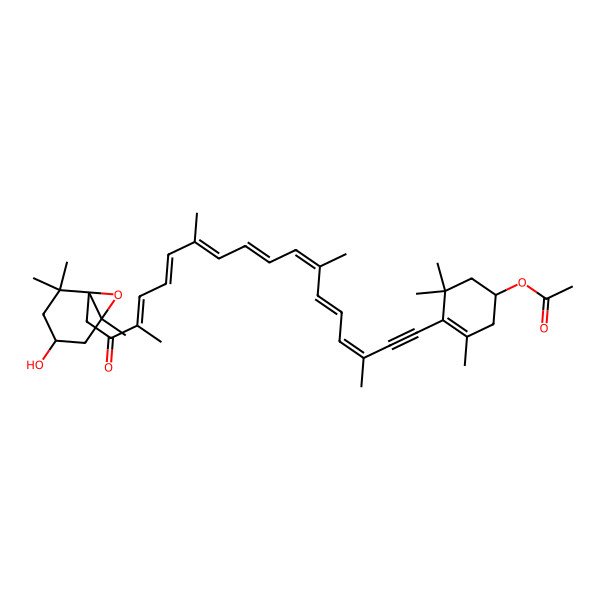 2D Structure of Halocynthiaxanthin acetate