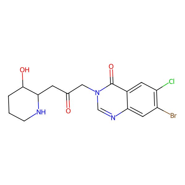 2D Structure of Halofuginone