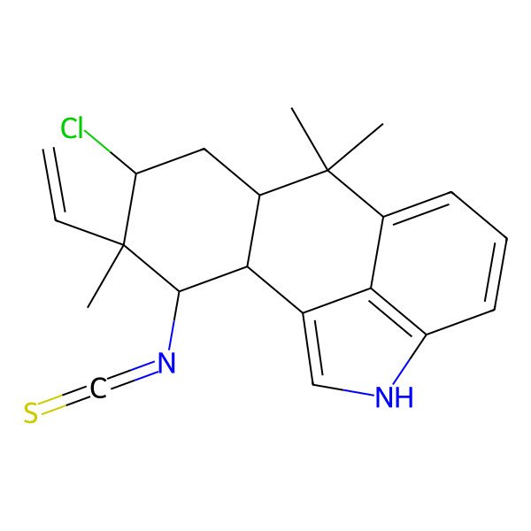 2D Structure of Hapalindole B
