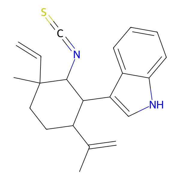 2D Structure of Hapalindole D