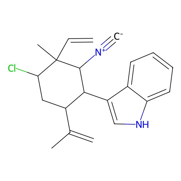 2D Structure of Hapalindole E