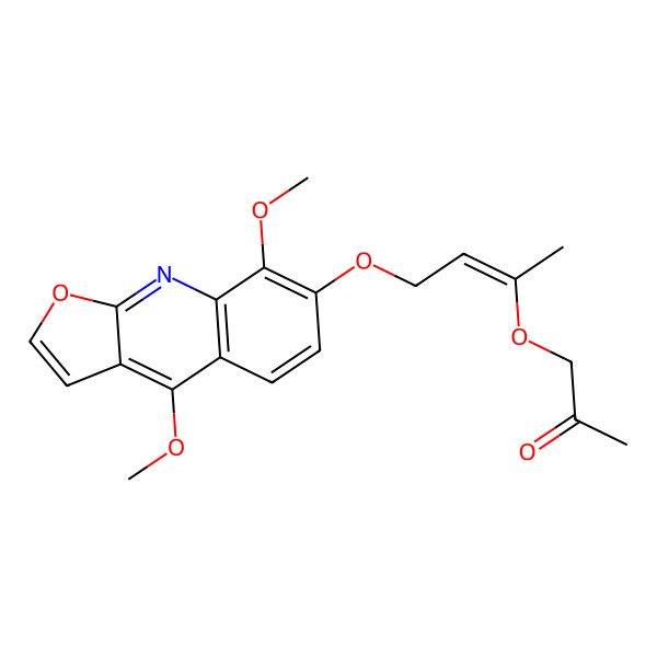2D Structure of Haplatine acetate