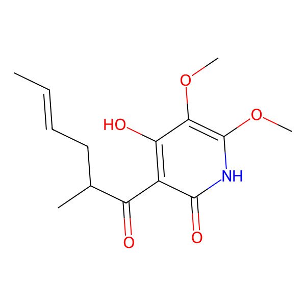 2D Structure of Harzianopyridone