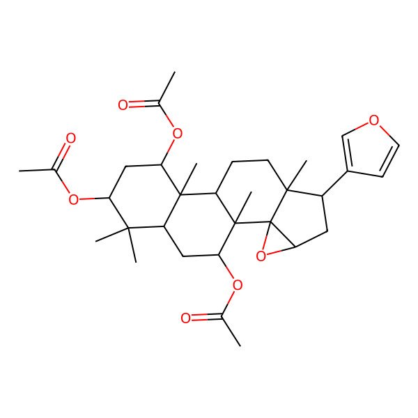 2D Structure of Havanensin triacetate