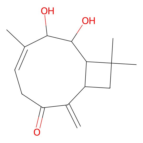 2D Structure of Hebelophyllene A