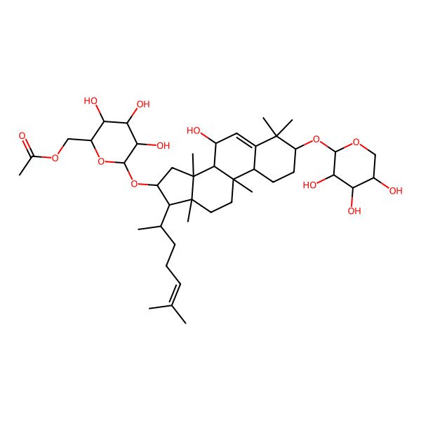 2D Structure of Hebevinoside III