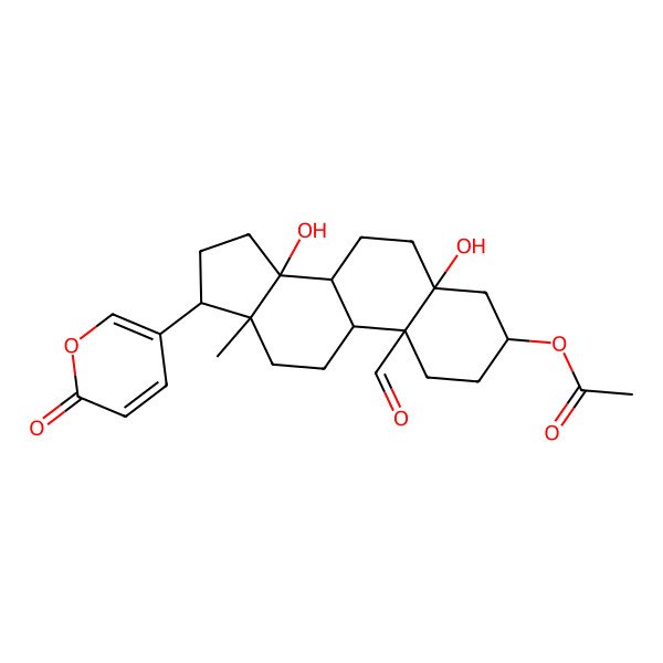 2D Structure of Hellebrigenin-3-acetate