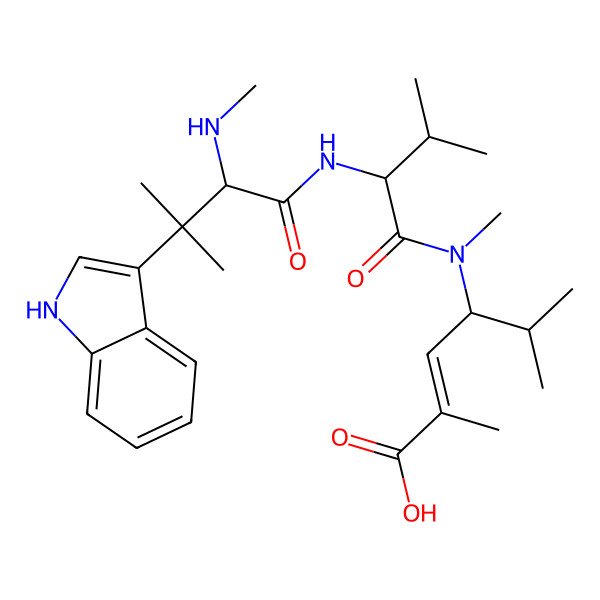 2D Structure of Hemiasterlin B