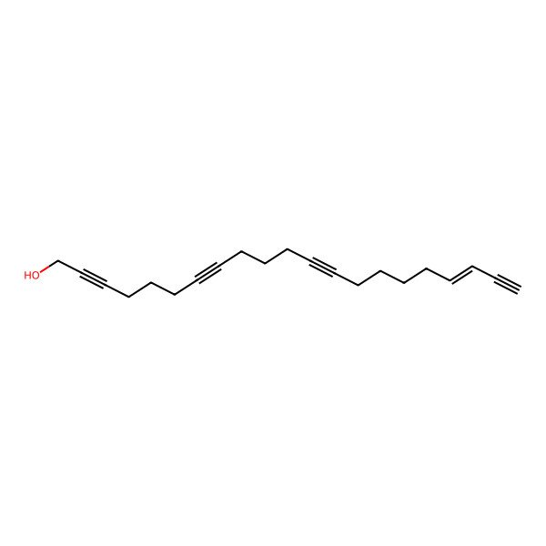 2D Structure of Henicos-18-en-2,7,12,20-tetrayn-1-ol