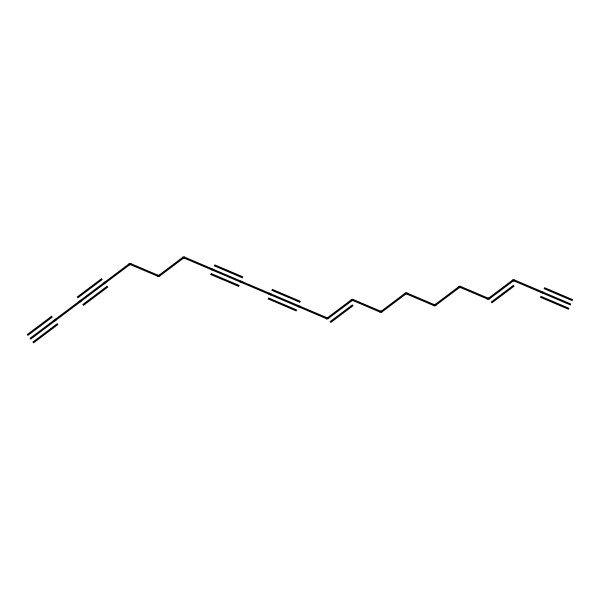 2D Structure of Henicosa-12,18-dien-1,3,8,10,20-pentayne